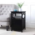 thumbnail image 1 of Convenience Concepts Omega End Table with Cabinet, Multiple Finishes, 1 of 4