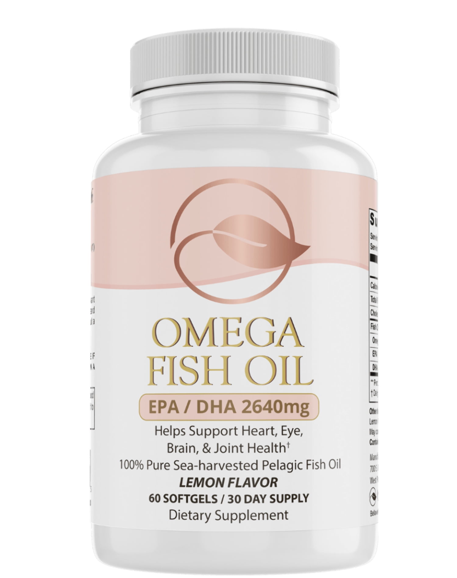 Omega Fish Oil -Omega-3 Fatty Acids by Bellawell