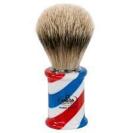Omega 0146735 HI-BRUSH Synthetic Shaving Brush
