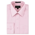 thumbnail image 1 of Omega Italy Men's Long Sleeve Dress Shirt Solid Color Regular Fit 25 Colors, 1 of 5