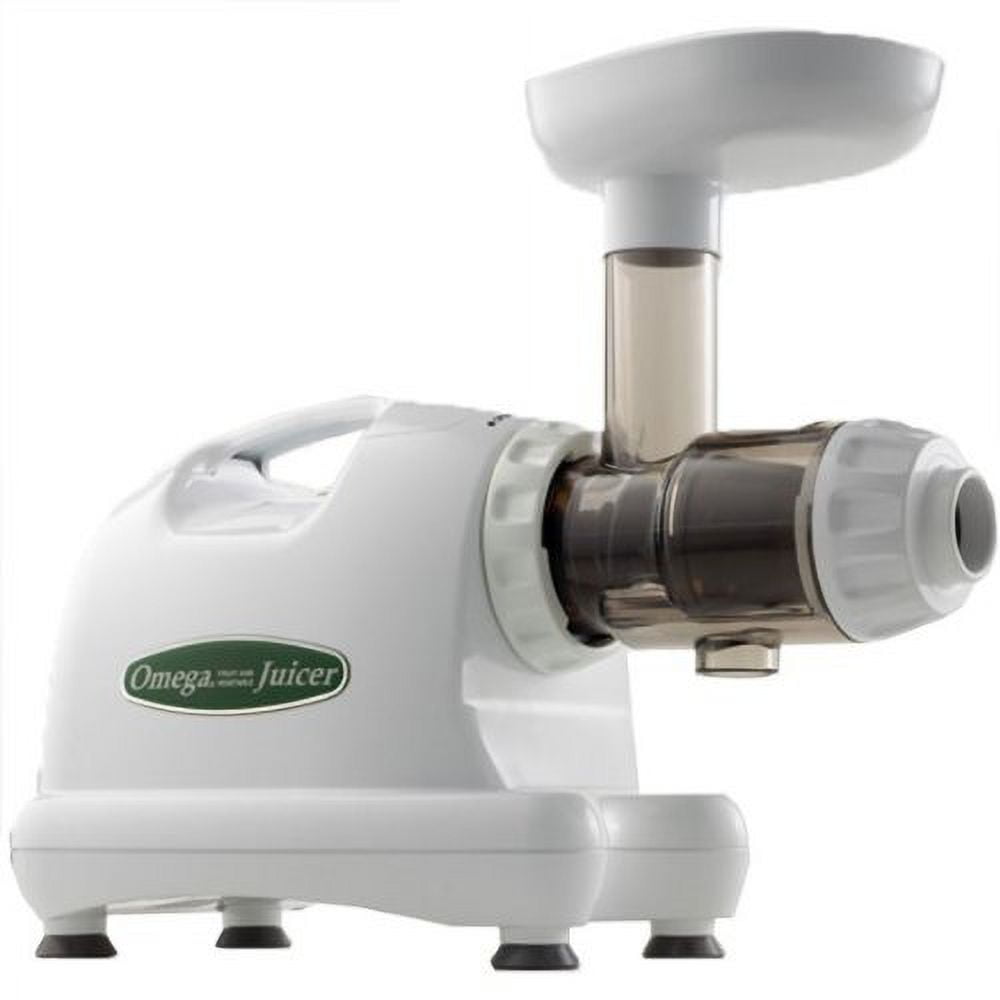 Omega J8004x Nutrition Center Commercial Masticating Juicer, White
