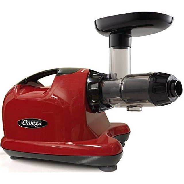 Omega J8006 Masticating Juicer Fruit and Vegetable, Red (Used)