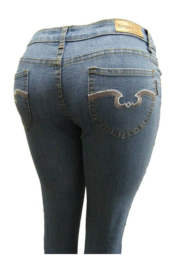 Angle Wave Skinny Stretch Jeans (Women's)