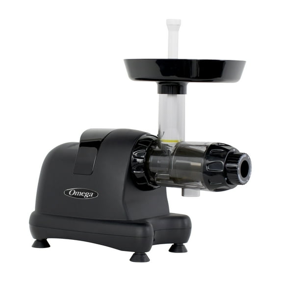 Omega All in One Nutrition System Cold Press Juicer, in Matte Black (J8006HDBLK)