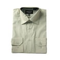 thumbnail image 1 of Omega Long Sleve Dress Shirt, Button Up, Olive, Large Sleeve-(34/35), 1 of 1