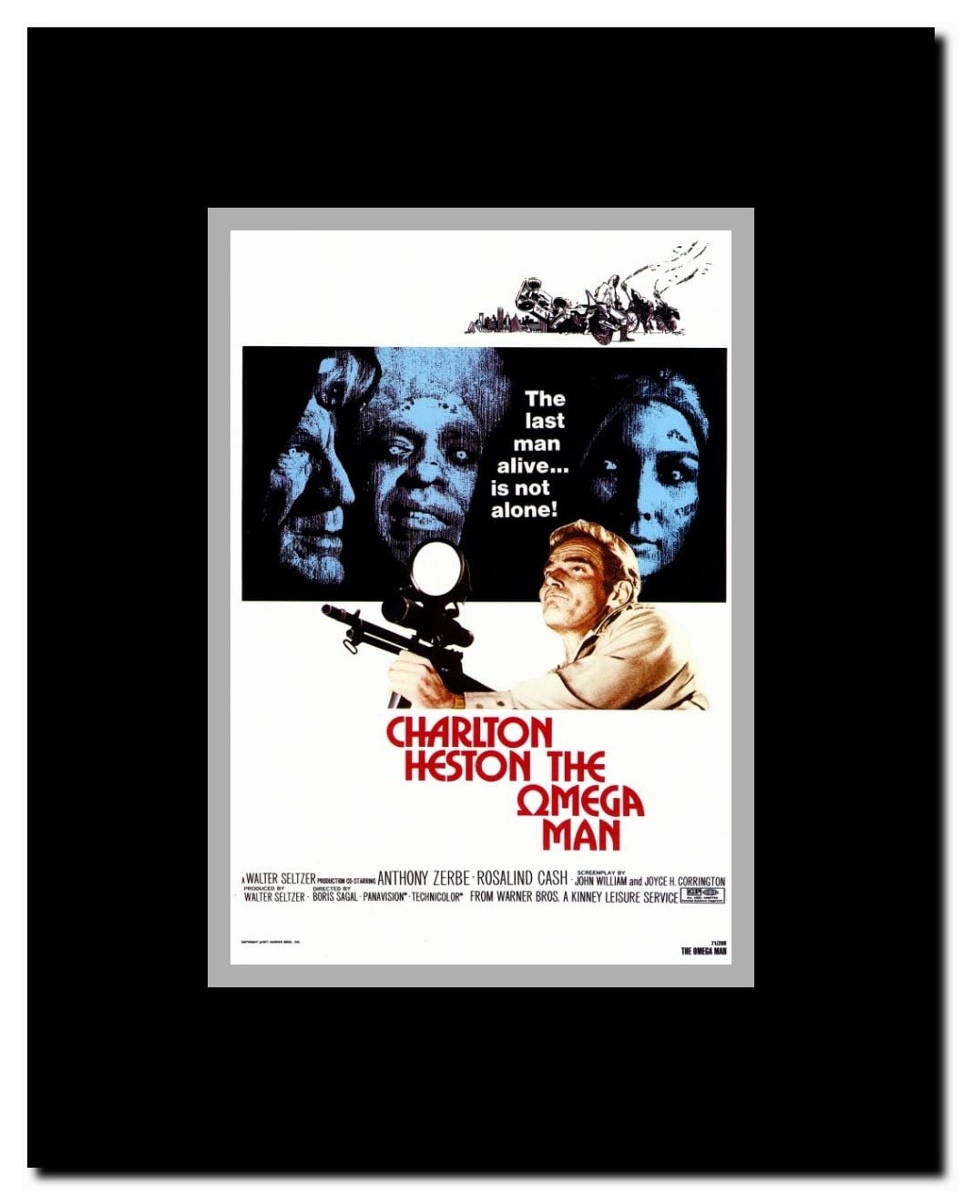 Omega Man Framed Movie Poster