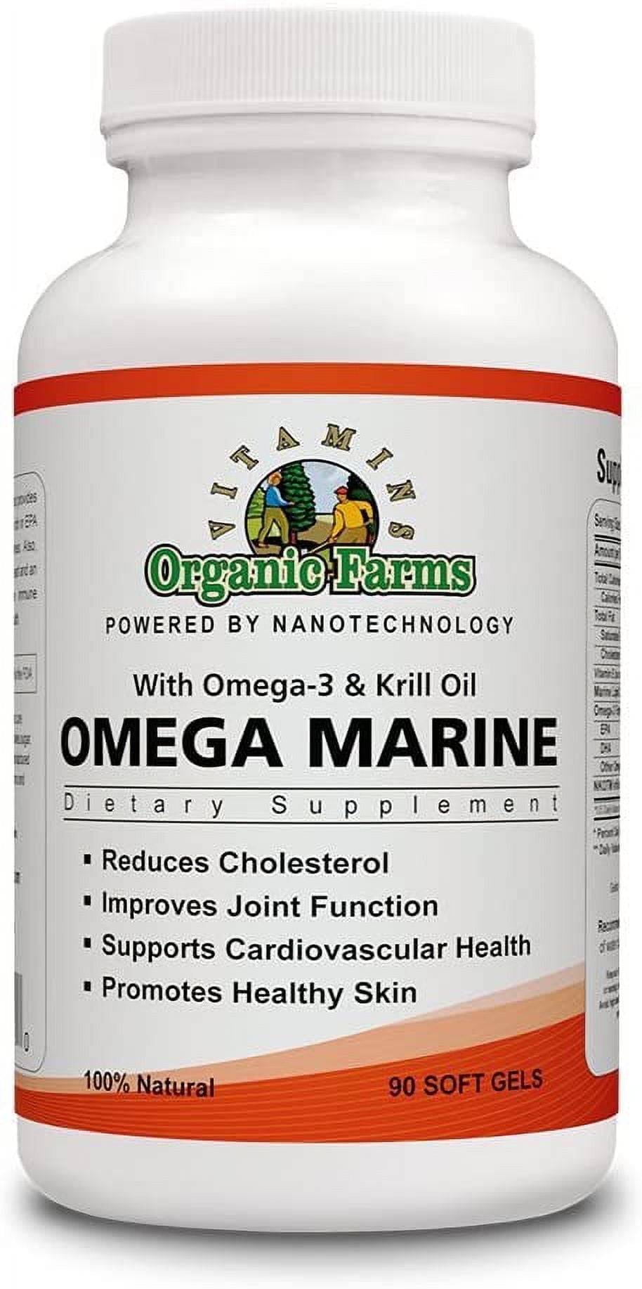 Omega Marine - 90 Softgel - 100% Natural Dietary Supplement