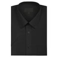 thumbnail image 1 of Omega Men's Short Sleeve Dress Shirt (Black, S), 1 of 4