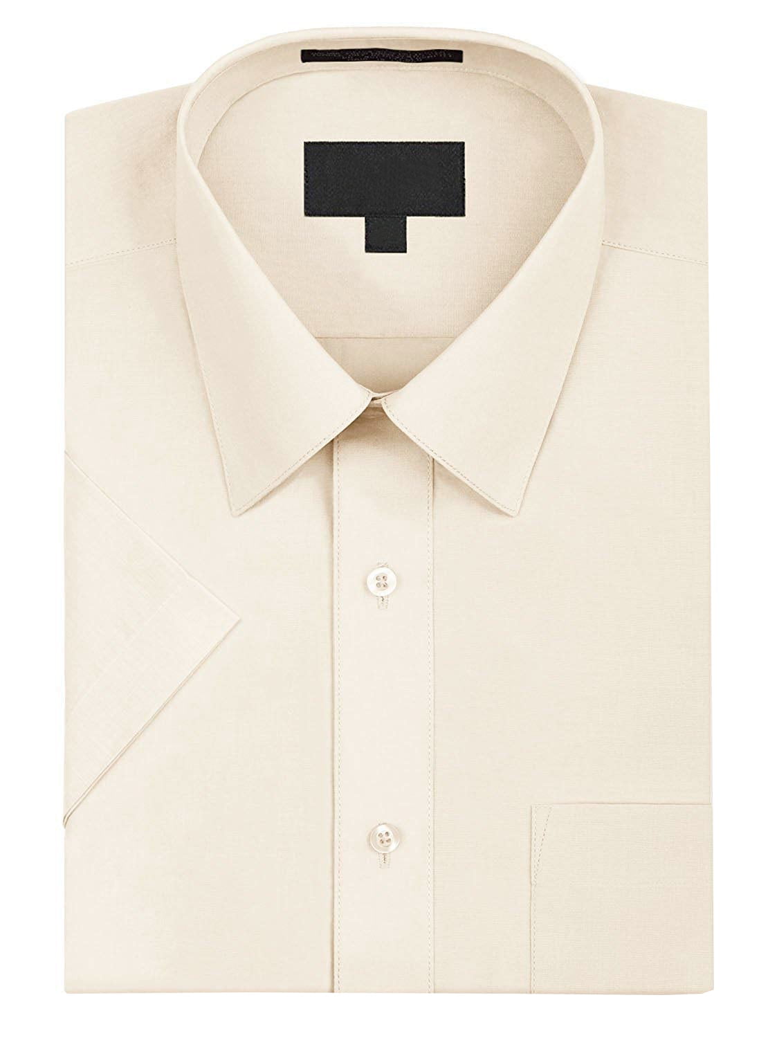 cream colored dress shirts for men Omega Men's Short Sleeve Shirt (Ivory, 4XL) V-Neck Rustic Trumpet Lace formal cream shirt Corset Lace Up Back Dresses It is designed in Color:MIST BLUE