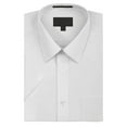 thumbnail image 1 of Omega Men's Short Sleeve Dress Shirt (White, 2XL), 1 of 4