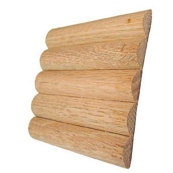 Omega Npsw15 O 60In.L X 36In.H Half Round Tambour Sheet - Red Oak