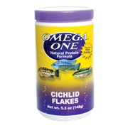Omega One Cichlid Fish Flakes 5.3 oz