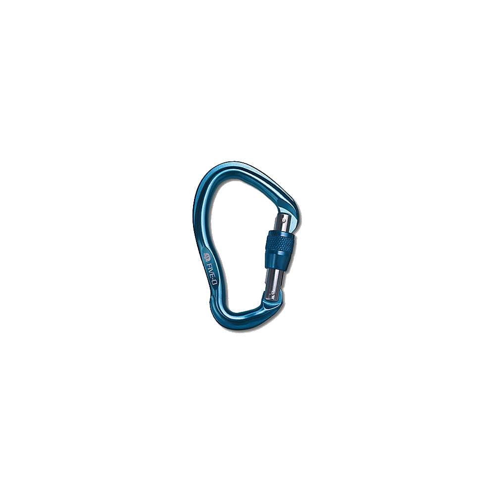 Omega Pacific FiveO Locking Gate Carabiner Blue Frame