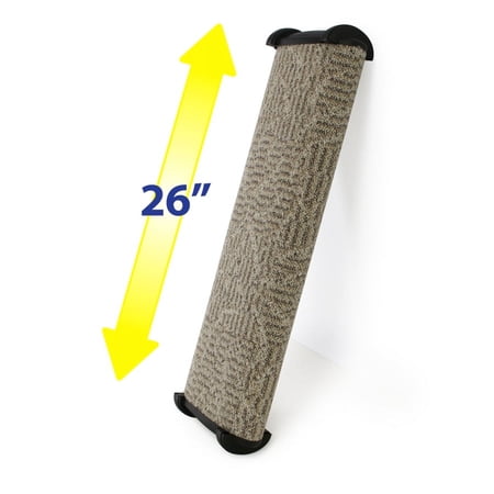 Omega Paw Lean-it Anywhere Cat Scratching Post with Catnip, Durable Carpet