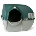 thumbnail image 1 of Omega Paw Premium Roll 'N Clean Self Cleaning Litter Box, Large, Green, 1 of 10