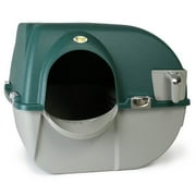 Omega Paw Premium Roll N Clean Self Cleaning Litter Box, Large, Green