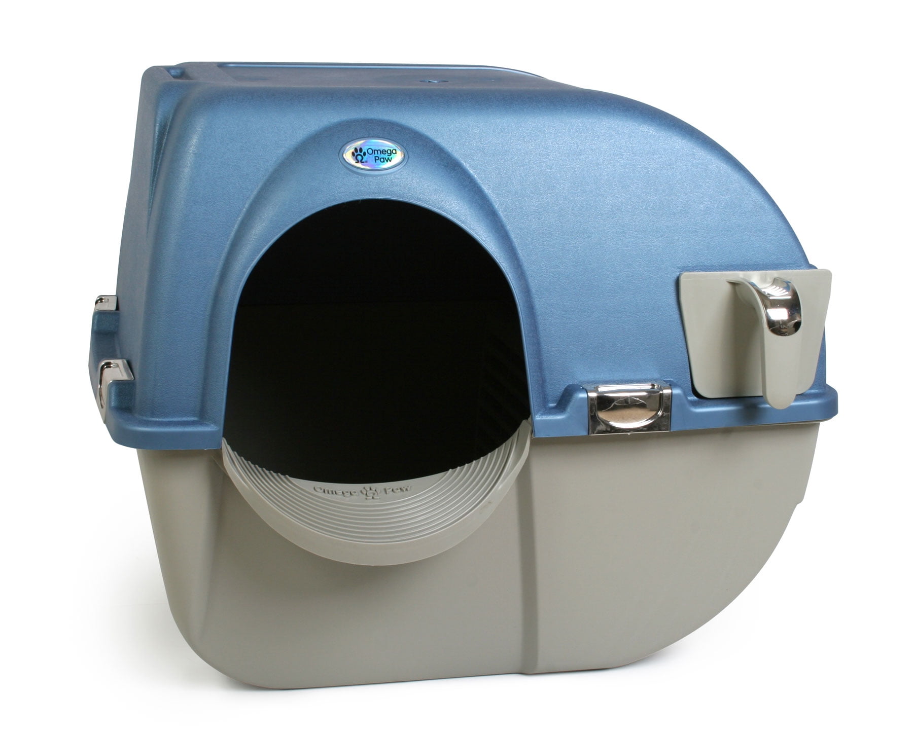 Omega Paw Premium Roll n Clean Self Cleaning Cat Litter Box Large