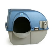 Omega Paw Regular Size Premium Self-Cleaning Litter Box, Blue