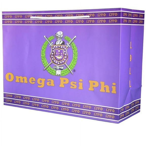 Omega Psi Phi Gift Bag, Large