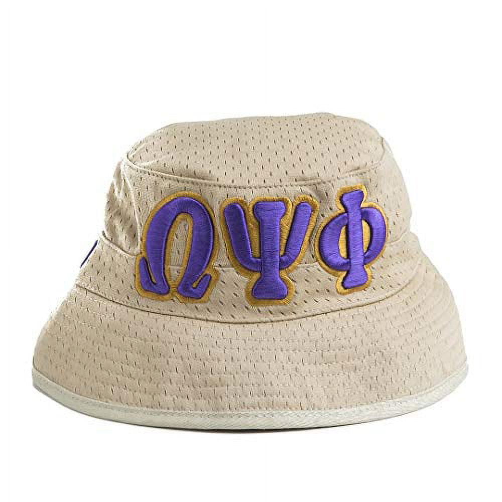 Omega Psi Phi Mesh Floppy FlexFit Bucket Hat