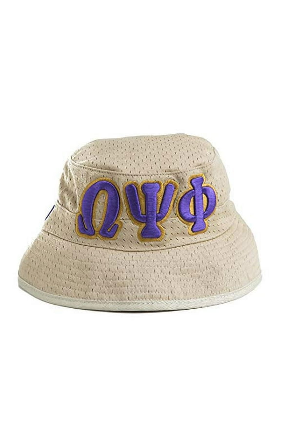 Omega Psi Phi Mesh Floppy FlexFit Bucket Hat