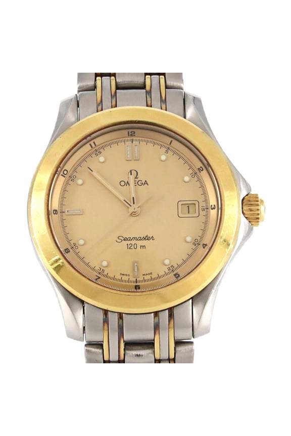 Pre-Owned Omega Seamaster 120 Two-Tone 2311.10 SSxYG Quartz Watch