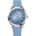 thumbnail image 1 of Omega Seamaster Aqua Terra Automatic Summer Blue Dial Rubber Strap Men's Watch 220.12.41.21.03.008, 1 of 1