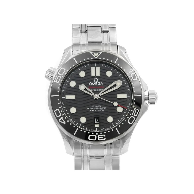 Omega seamaster automatic top black dial men's watch