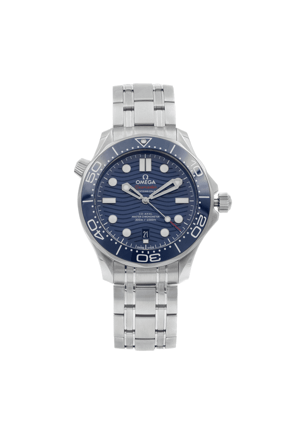 Seamaster Diver 300M Steel Blue Dial Mens Watch 210.30.42.20.03.001