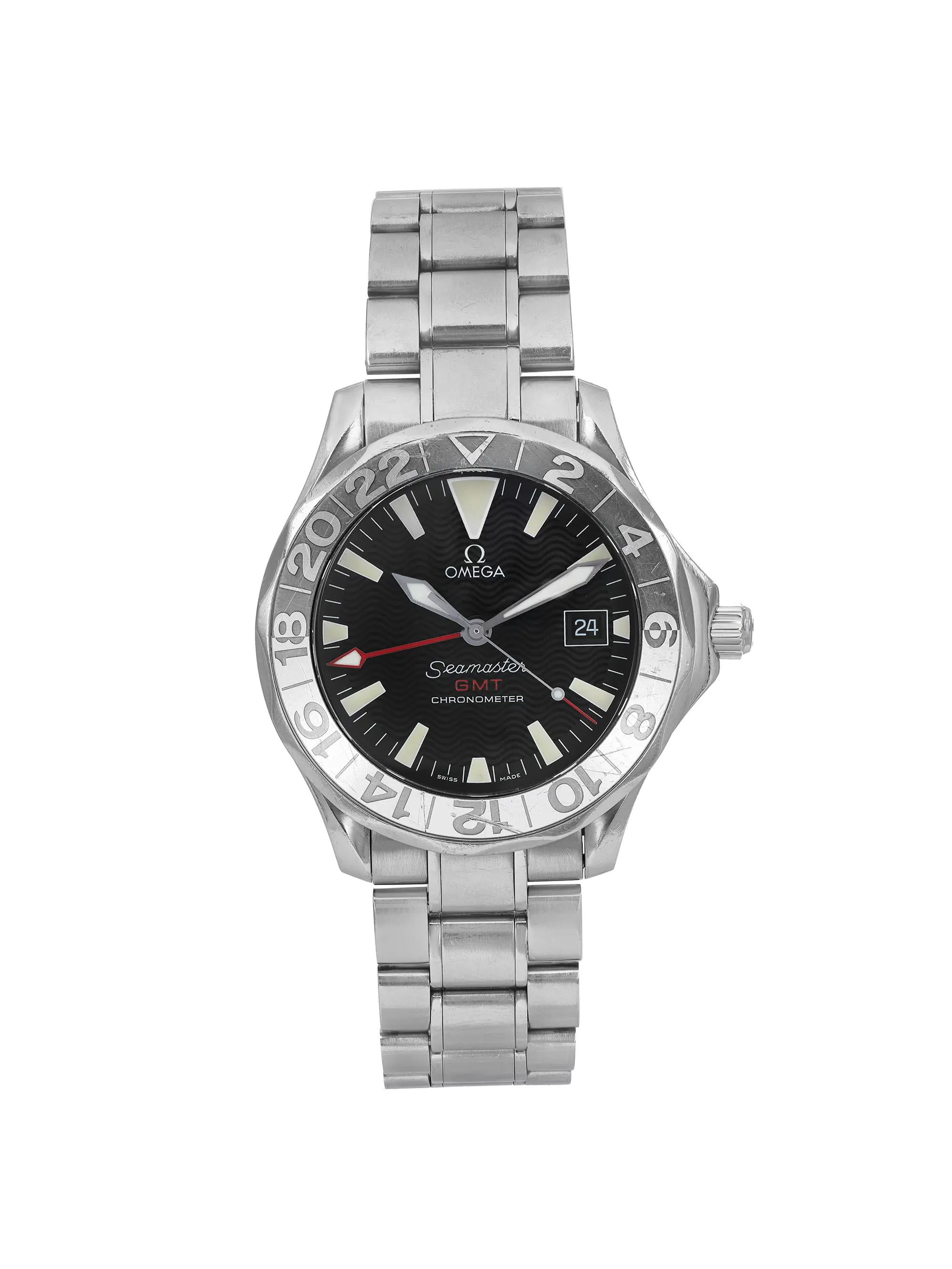 Omega Seamaster GMT 50th Anniversary Steel Black Dial Men Watch 2234.50.00 Walmart