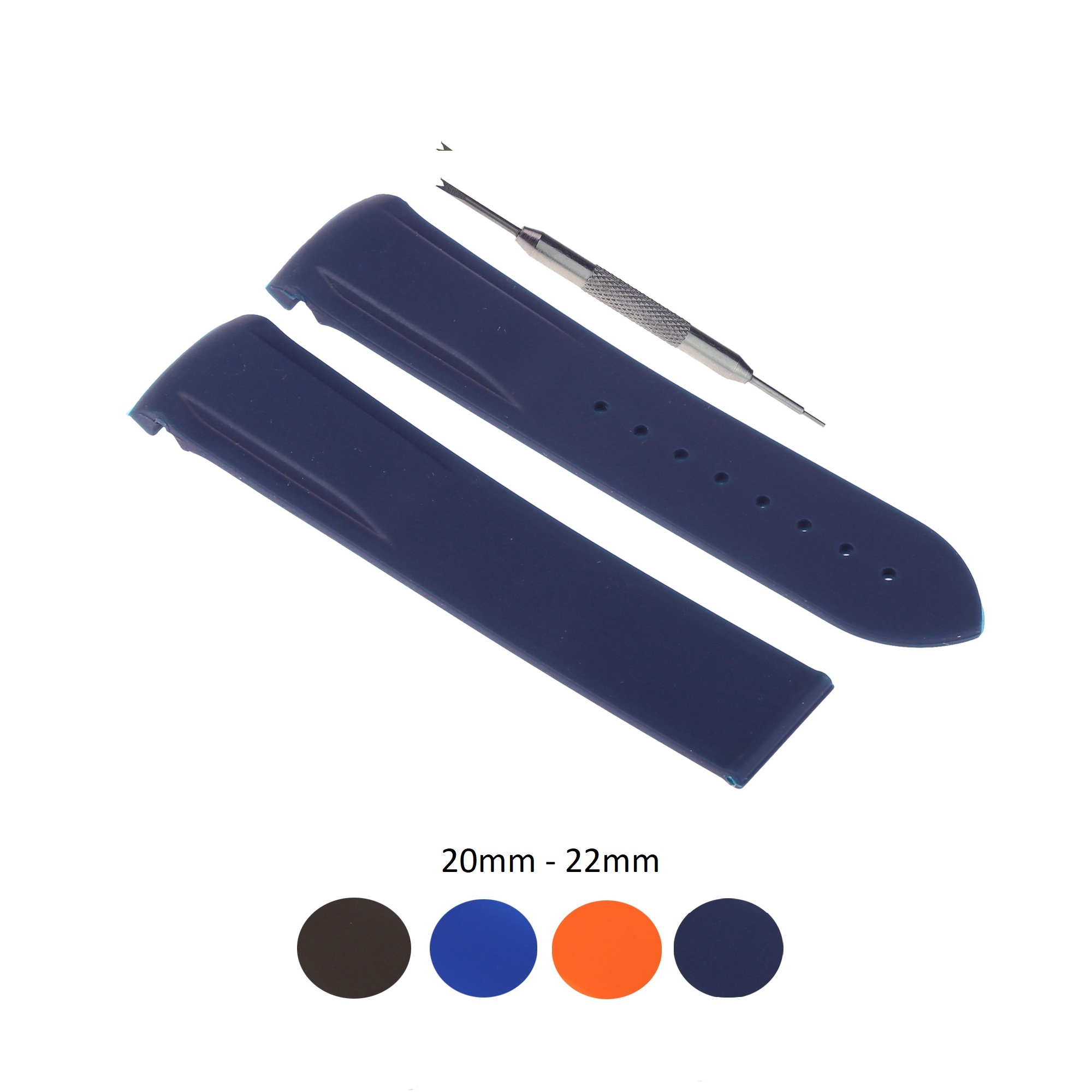 Omega Seamaster Rubber Watch BandWBH Band Compatible with Seamaster