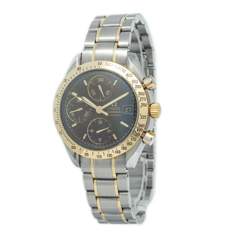 Omega Speedmaster 3313.50.00 18k Yellow Gold Steel Chronograph Men s Watch 39mm