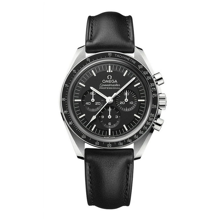 Omega Speedmaster Professional Moonwatch Black Dial Leather Omega Speedmaster Professional Moonwatch Black Dial Leather