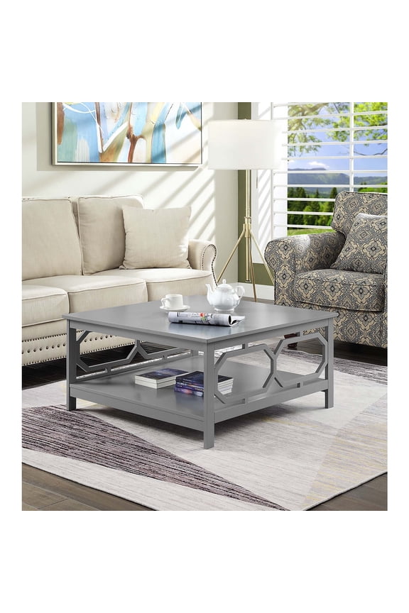 Omega Square 36" Coffee Table, Multiple Finishes