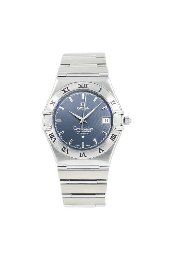 Pre-Owned Omega Stainless Steel Constellation Watch for Men