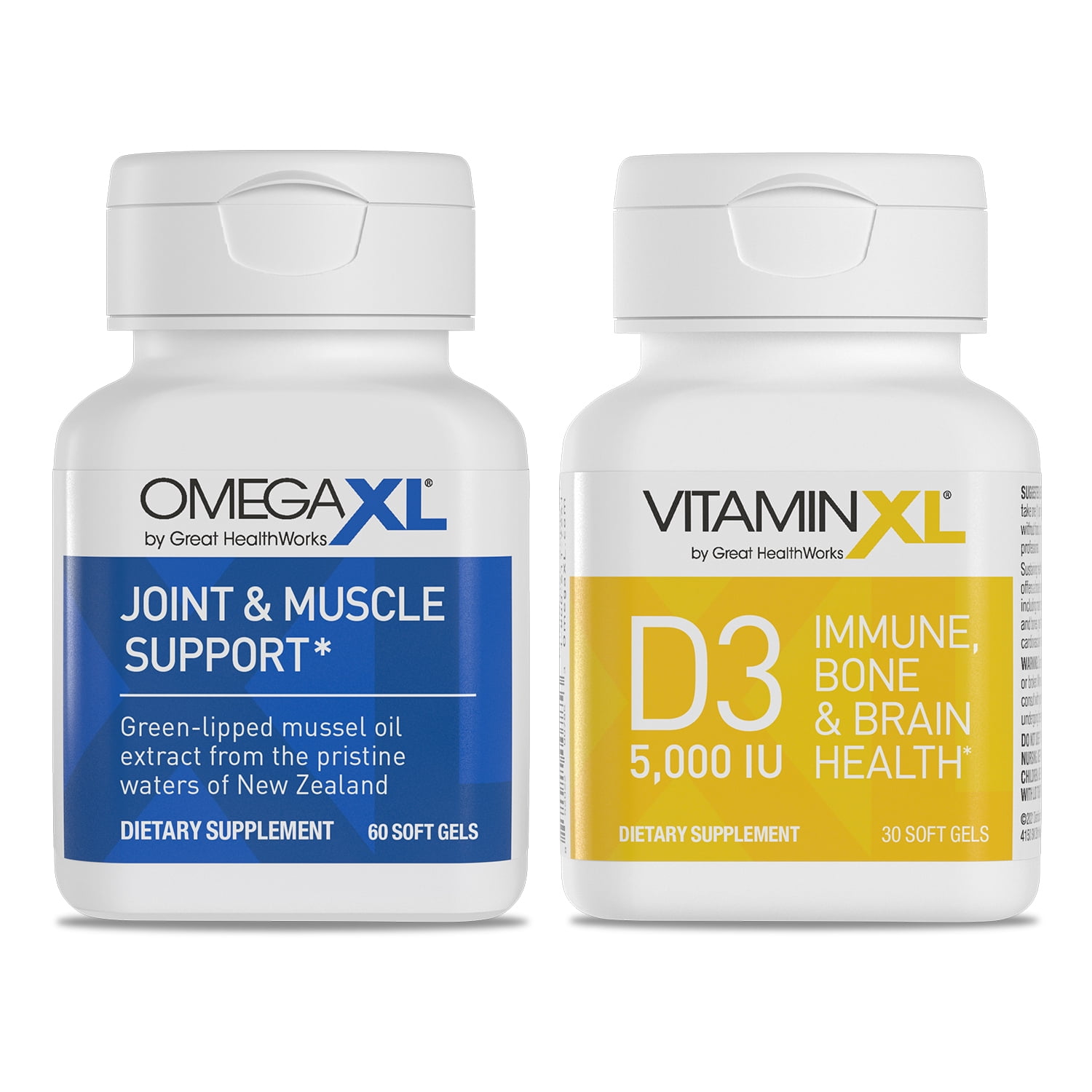 OmegaXL Joint Support Supplement Natural Muscle Support, 60 Softgels