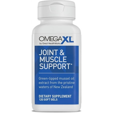OmegaXL, Supplement Green-Lipped Mussel Oil - 120 Softgels