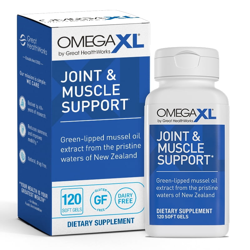 OmegaXL, Supplement Green-Lipped Mussel Oil - 120 Softgels