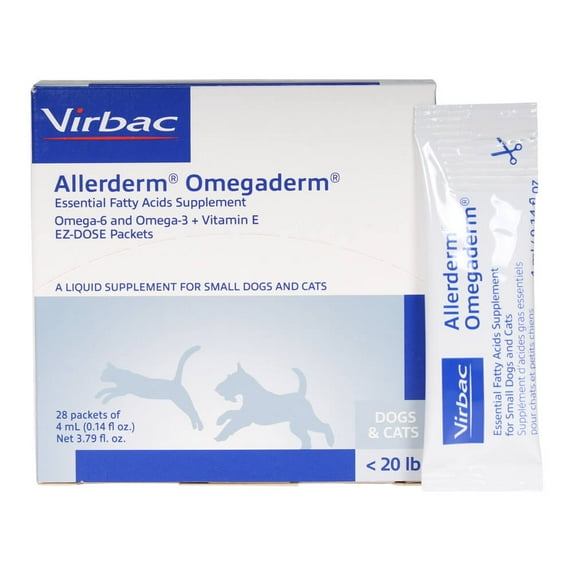Allerderm Omegaderm EZ Dose 4 ml Packets Small Dogs 28 ct