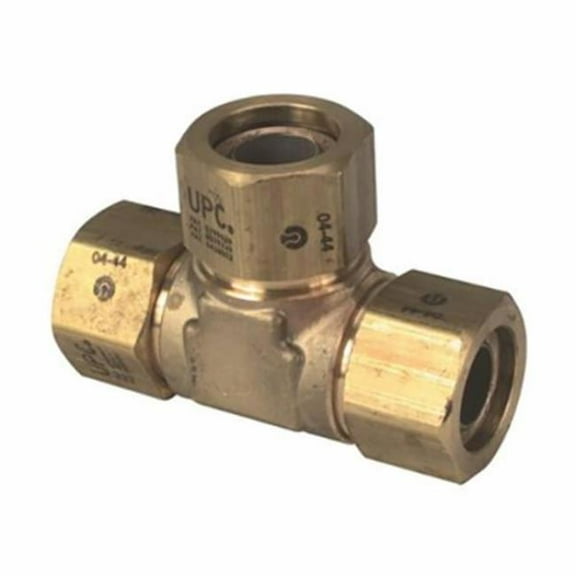 Omegaflex FGP-TF500-T500 0.5 in. Brass Autoflare Tee Fitting