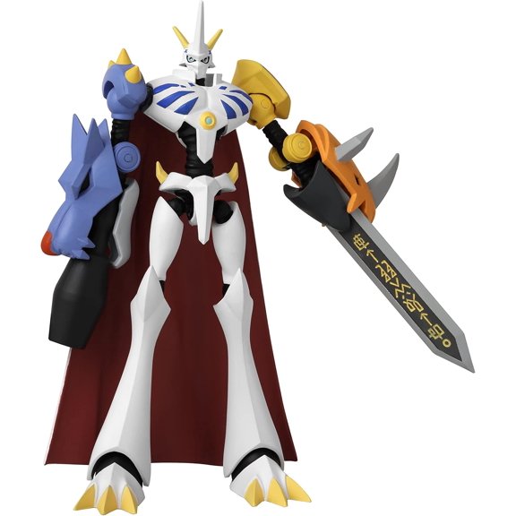 Omegamon Character Collectible Figurine, 6 Inch HardPVC Action Statue, Poseable Joint Model For Desktop And Shelf Hobby Display
