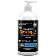 Finest for Pets Omega-3 Supplement for Dogs & Cats, Fish Oil Flavor, 32oz Liquid Supplement