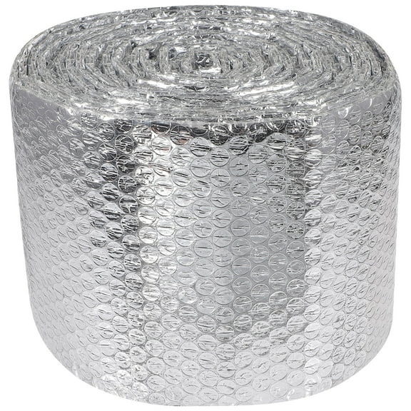 Omeite 1 roll of Bubble Reflective Foil Insulation Thermal Barrier Faucet Hose Insulation Film