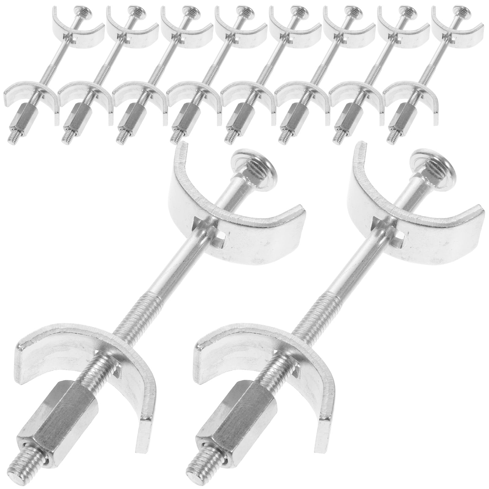 Countertop Connector for Home Use Silver Galvanized Steel 10 Pieces ...