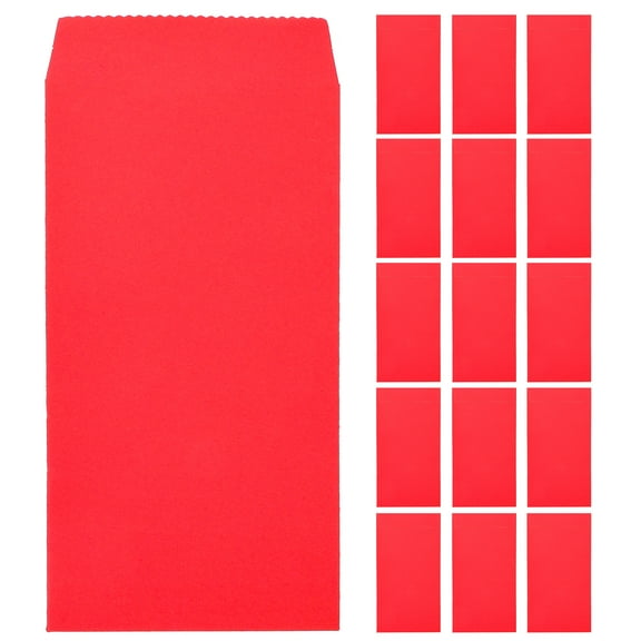 Omeite 20pcs Multi-use Cash Storage Pouches Adhesive Cash Storage Envelopes Cash Accessory