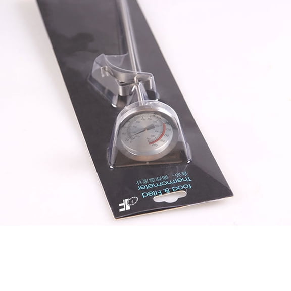 Omeite 23cm long stainless steel metal temperature probe fryer oil temperature reading table turkey thermometer (54mm (diameter) x230mm (length))