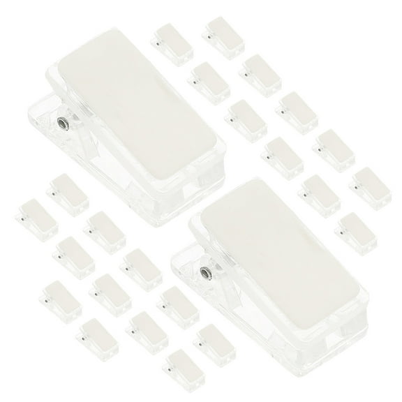 Omeite 25Pcs Transparent Wall Tapestry Clips Poster Wall Clips Cards Clips for Home Office