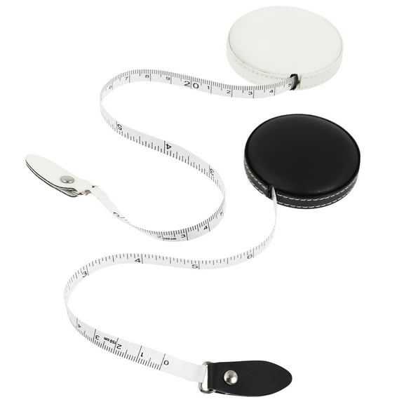 Omeite 2pcs Garment Measuring Tapes Waist Measuring Tapes 1.5m Clothes Measuring Rulers