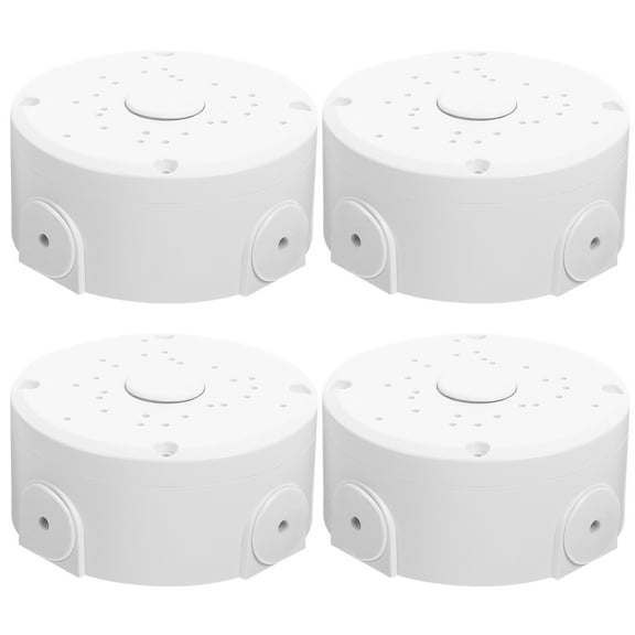Omeite 4Pcs Security Camera Box Camera Electric Wire Holder Ceiling Mounted Camera Hide