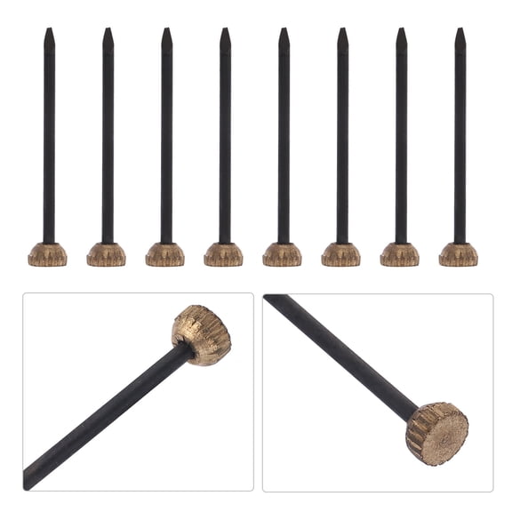 Omeite 50-piece set of photo frame hook nails high quality black traceless nails European style picture frame hook nails